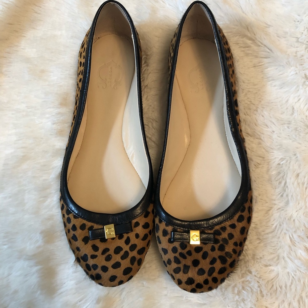 NWOB C. Wonder Calf Hair Flats